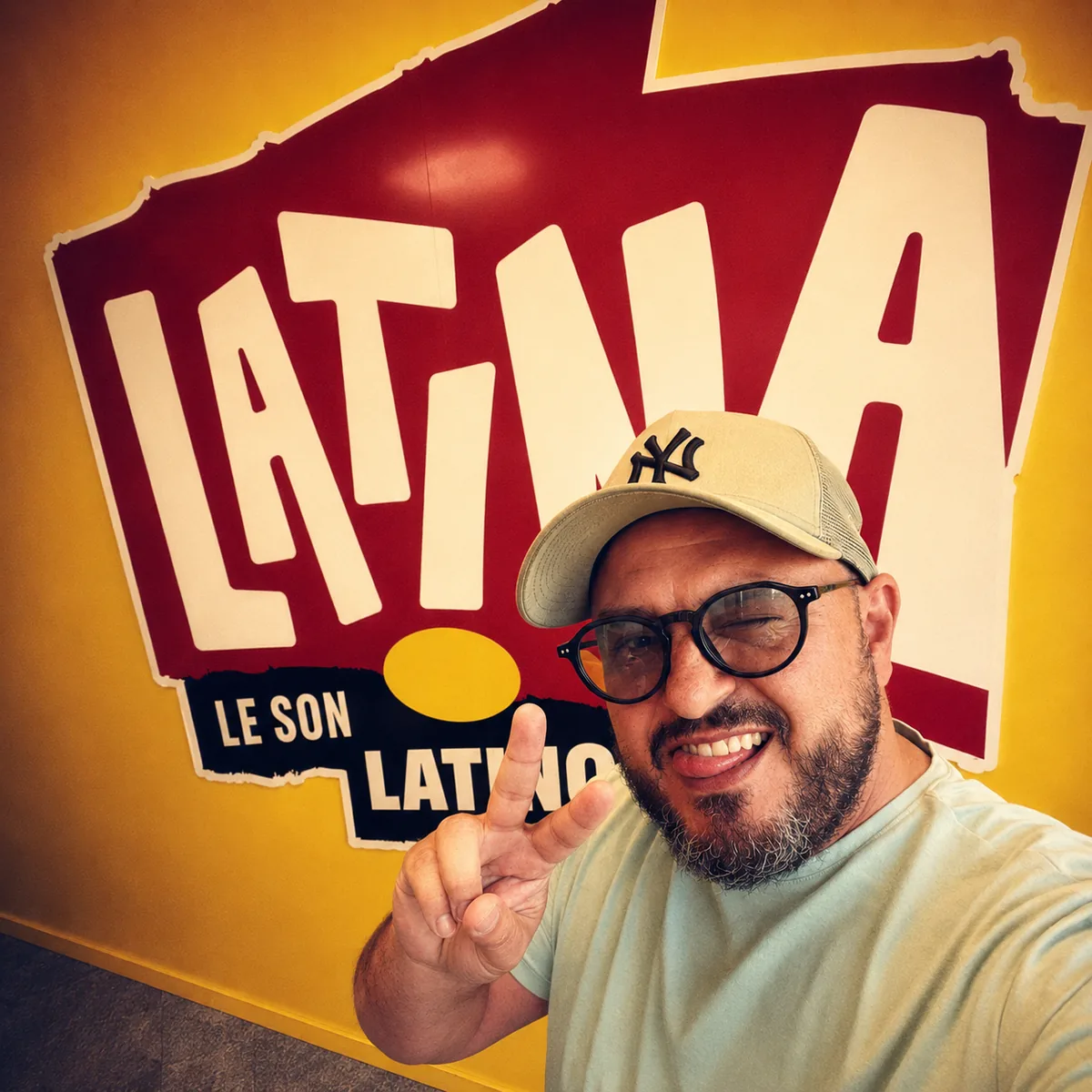Alex Da Kosta au studio Radio Latina